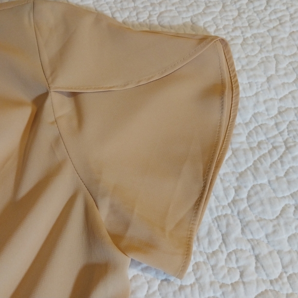 Kalvin Klein NWT Women's Blouse Large,beich . - Picture 3 of 6